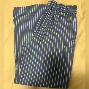 Reformation striped cotton pants